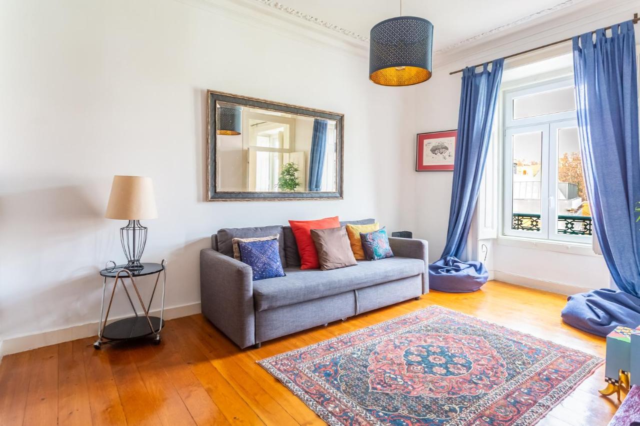 Bright 2 Bedroom Apt 100M From Av. Liberdade Lisboa Exteriör bild