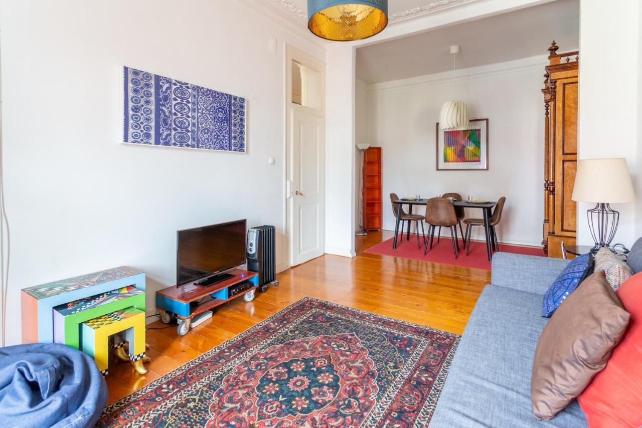 Bright 2 Bedroom Apt 100M From Av. Liberdade Lisboa Exteriör bild